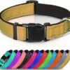 Collier réfléchissant en nylon rembourré respirant