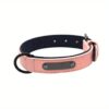 Collier Pour Chien En Cuir Personnalisé rose