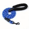 LAISSE REFLECHISSANTE CORDE DE TRACTION COLORIS BLEU FONCEE