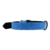collier De Chien en cuir Personnalisée bleu