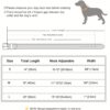guide des tailles - Colliers Pour Chiens En Cuir Personnalisés