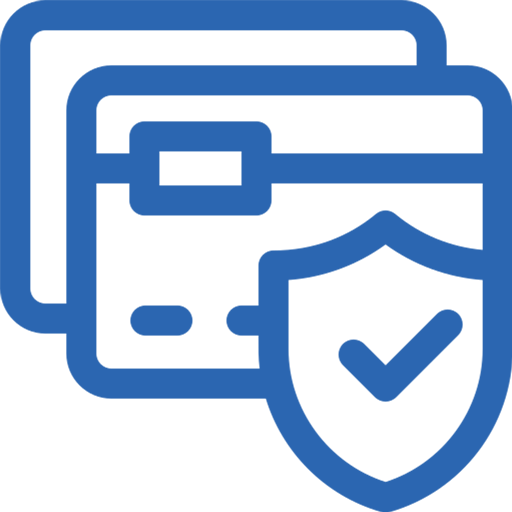 paiement securise bleu